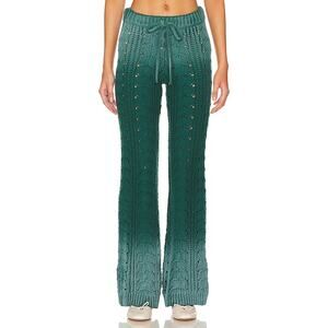 Lovers And Friends 'Jelissa' Green Ombre Knit Pant Size S - NWT